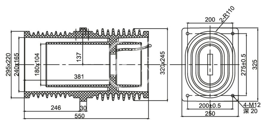 094_套管 带屏蔽网海拔2000米TGZ1-35W／325×250_2_第29页_KYN61-40.5kV系列.jpg